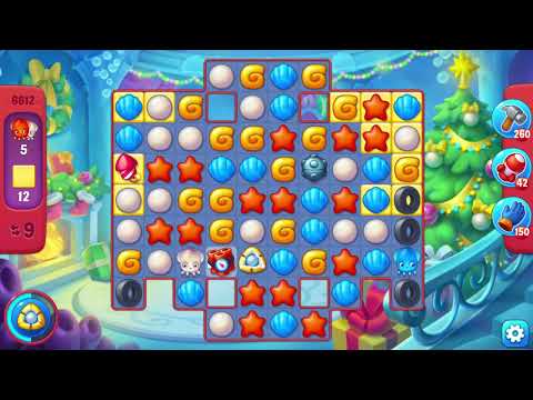 Fishdom 6612 Hard Level - 18 moves - NO BooSTERS