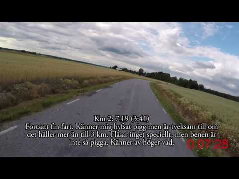 Semesterhalvmaran 2017 - 21,1 km (Löparperspektiv)