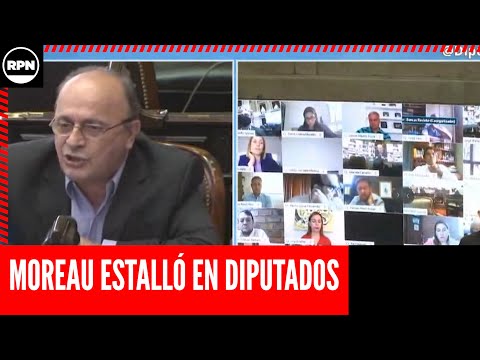 Moreau pidió la palabra y  LE LLENÓ la cara de dedos a la oposición por la amenaza a Heller