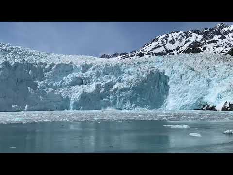 Wait for it! Best Glacier Calving Ever!!