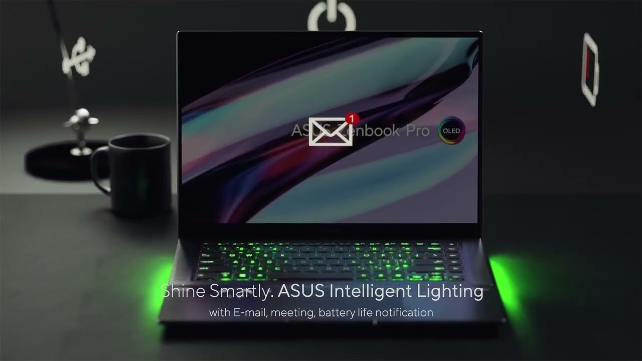 Ноутбук Asus Zenbook Pro 16X OLED UX7602BZ-MY021W Tech Black (90NB11C1-M00150) video preview