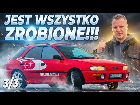 SUBARU Impreza GOTOWA! Ostatnie prace i JAZDA po śniegu! - Kickster MotoSprzedaFca #10