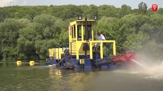 Dredger HCC 400/20-F-GR, cleaning of Southern Bug, Ukraine