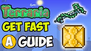 Terraria how to get Gold Crates (EASY) (2024) | Terraria how to get Fiberglass Fishing Pole (SEED)