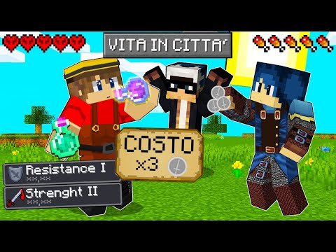 CREO LA PRIMA POZIONE PER I MIEI AMICI!! - VITA IN CITTA 2 Minecraft ITA