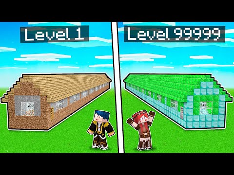 CASA LUNGA DA 1€ VS CASA LUNGA DA 1.000.000€! - MINECRAFT