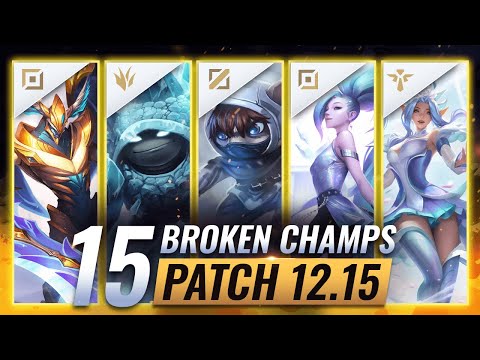 15 OP CHAMPIONS to Play on Patch 12.15 (Predictions) - League of Legends