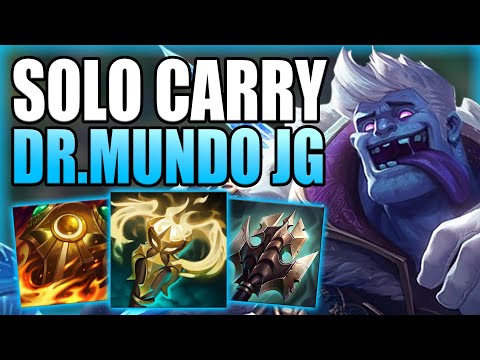 THIS IS HOW DR MUNDO JUNGLE CAN EASILY SOLO CARRY GAMES! Best Build/Runes S+ Guide League of Legends