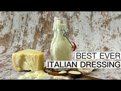 HEALTHY HOMEMADE CREAMY ITALIAN DRESSING