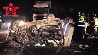 preview picture of video 'Accident mortal - ciocnire extrema Volkswagen - Peugeot - 2 morti - Apahida (Cluj)'