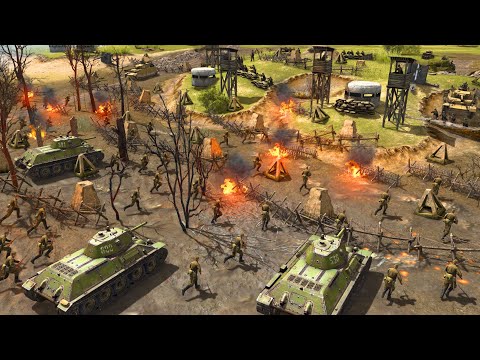 Longest GERMAN ARMY Defense EVER! - Men of War: GoH Mod Battle Simulator