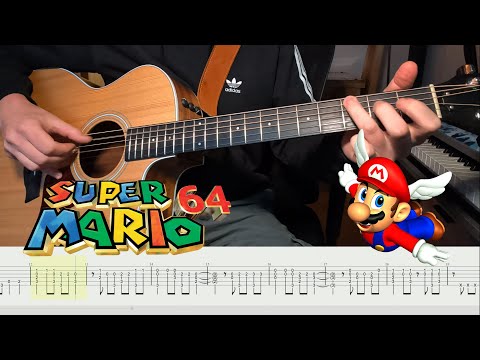 Dire, Dire Docks from Super Mario 64 but SOLO Fingerstyle Guitar (WITH TAB)