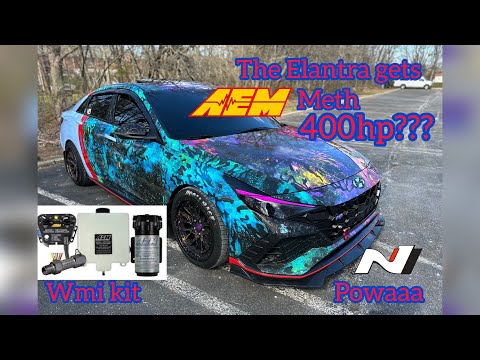 Elantra N with AEM water/meth kit Update
