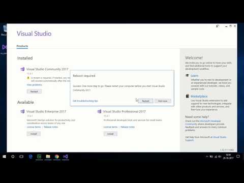 Xamarin Forms : Cross-Platform App Development [Tutorial - 1] - Visual Studio 2017 Installation