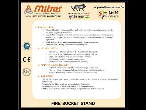 Fire Bucket Stand