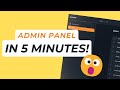 Can I Create A Laravel Admin Panel In Less Than 5 Minutes ️