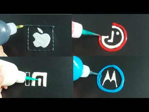 Mobile Phone Brand Logos ; Apple, Xiaomi, LG, Motorola - Pancake art | sloth box