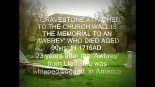 WALES U.K LLANELIEU. 'U.S.A. QUAKERS / WHIPPING TREE'