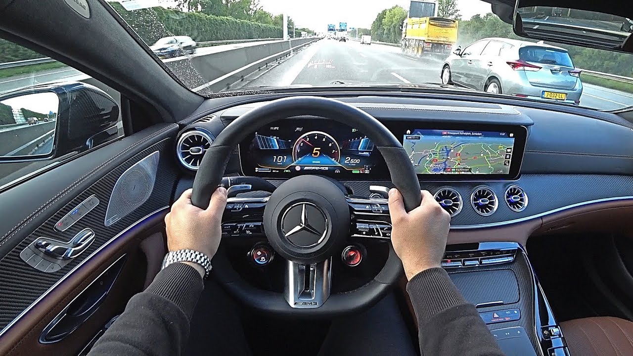 NEW Mercedes AMG GT 63 S E-Performance | Test Drive | Pov | Autobahn