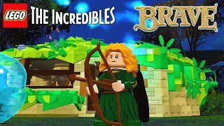 LEGO The Incredibles - How to Unlock Merida from Brave and Studs x 2 Red Brick