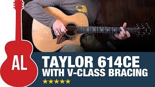 Video thumbnail for Taylor 614ce with V-Class Bracing by Acoustic Letter