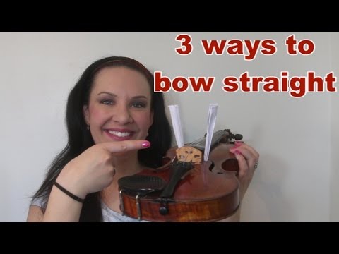 3 Ways To Bow Straight on Violin