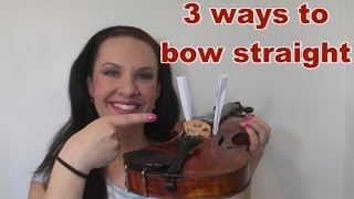 3 Ways To Bow Straight on Violin
