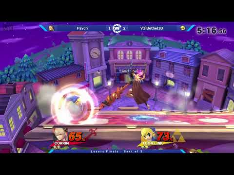 TSL 99 Losers Finals - Psych (Corrin) vs V3|Bethel3D (Toon Link)
