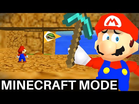 SwankyBox - What if Minecraft Took Over Area 3 in Super Mario 64?