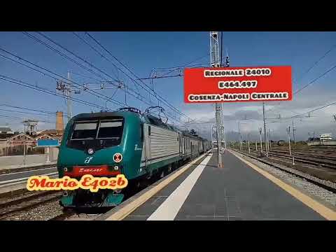 Reg. 24010 Cosenza - Napoli C. incrocio con F. B. 8867 Roma T. - Reggio C Etr 460.30