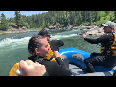 Surfing and flooding the boat, Brandy crapping in her wetsuit
