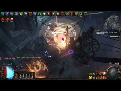 Path of Exile [3.18] Simulacrum Wave 25-30 | Smite Armor Stacker Ascendant Face Tanking Dual Bosses.