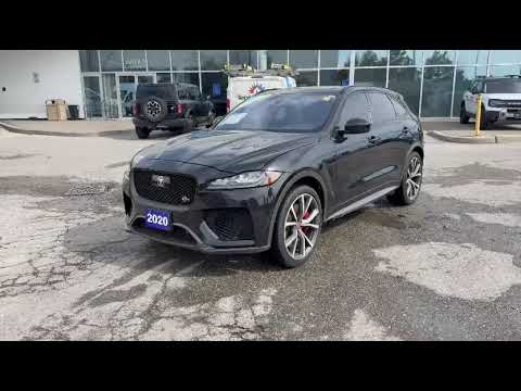 2020 Jaguar F-PACE SVR AWD in Black for sale at Pine Tree Lincoln in Woodbridge, ON