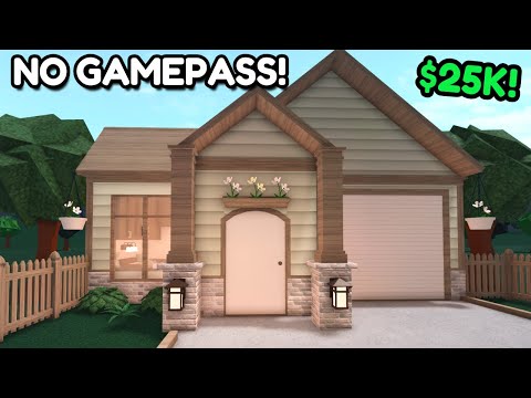 Cottagecore 25k NO GAMEPASS Bloxburg House Build: 1 Story Tutorial