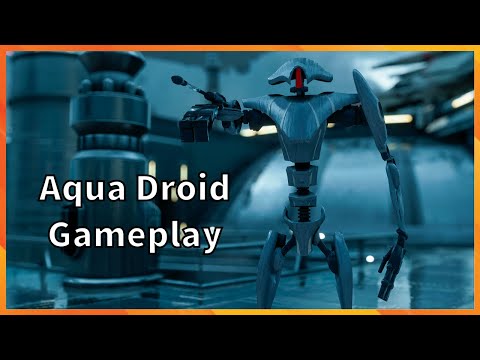 Aqua Droid Gameplay Star Wars Battlefront 2