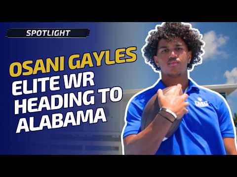 Osani Gayles | Alabama WR Commit & IMG Academy Star | Class of 2027
