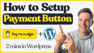Download the video "How to Add Buy Me a Coffee Button on WordPress: Get Paid via Custom Donation Button on Your Website"