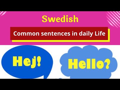 Basic Conversation in Swedish | Practice Daily Swedish Conversation