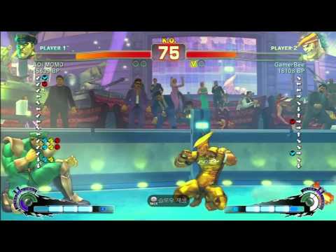 SSF4 Rank Match  AOI MOMO (DI)  vs  GamerBee (AD)
