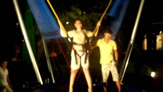 preview picture of video 'Bungee jumping board for kids (Saranda Albania)'