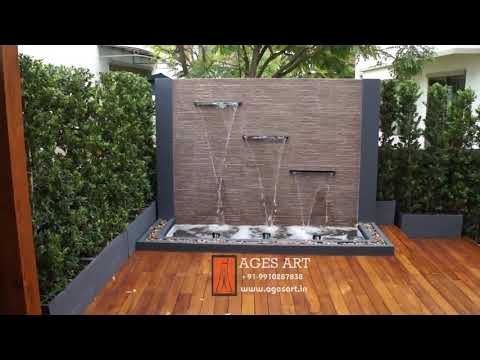 Transform Your Space Mesmerizing Wall-Mounted Water Fountain