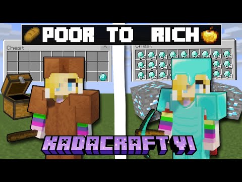 Kadacraft 6: Ep.4 - POOR TO RICH (UNLIMITED DIAMONDS)