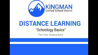 Schoology Basics Training Video for KUSD20