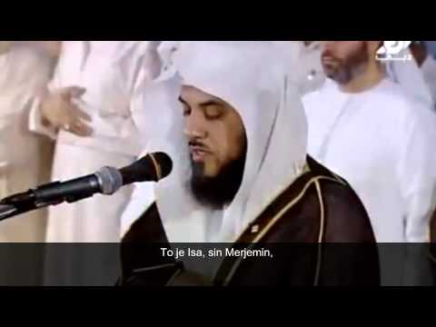 Čitava sura Merjem Marija)   Muhammed Al Arifi - Bosanski titlovi