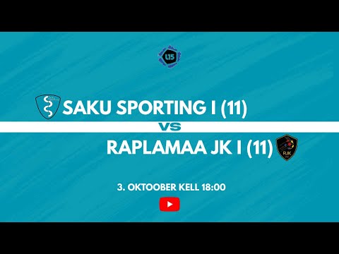 U15 II liiga Saku Sporting - Raplamaa JK (3.10.2025 kell 18:00)