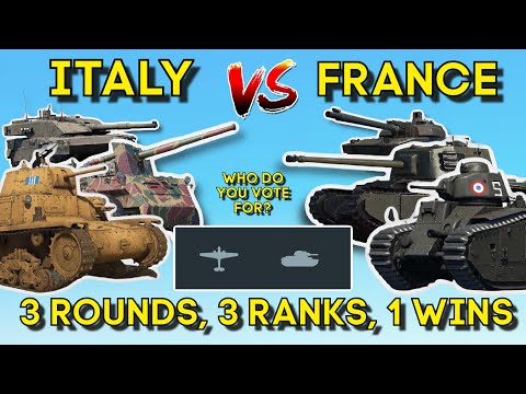 FRANCE VS ITALY - Which Country’s Tech Wins? - War Thunder