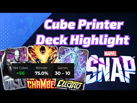 75% Win Rate in 40 Games! I'm PRINTING CUBES w/Chamber Ramp! | Marvel SNAP Deck Highlight