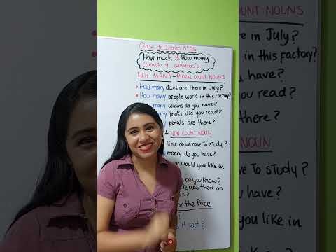 HOW MUCH & HOW MANY 😎 #easyenglishtv               #aprenderingles                                 ✅