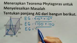 Menerapkan Teorema Phytagoras untuk Menyelesaikan Masalah 5
