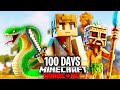 I Survived 100 Days On A TRIBAL ISLAND In Minecraft Hardcore